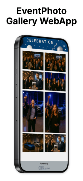 EventPhoto Gallery WebApp Showcase